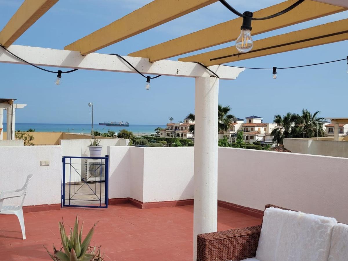 Apartamento con terraza y piscina a 300m de playa Vera Exterior foto